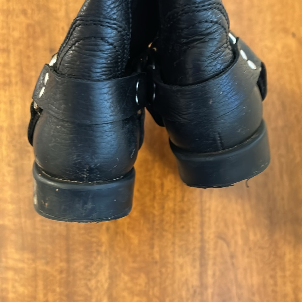 Authentic Yourh Size Frye Harness Moto Boots - Picture 3 of 10